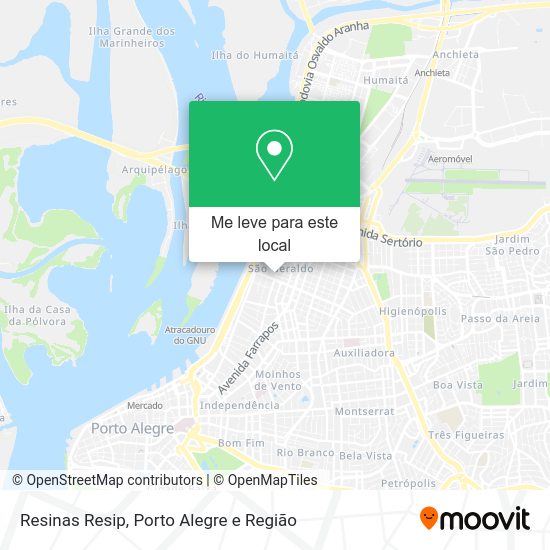 Resinas Resip mapa