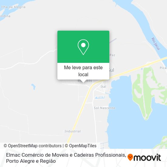 Elmac Comércio de Moveis e Cadeiras Profissionais mapa