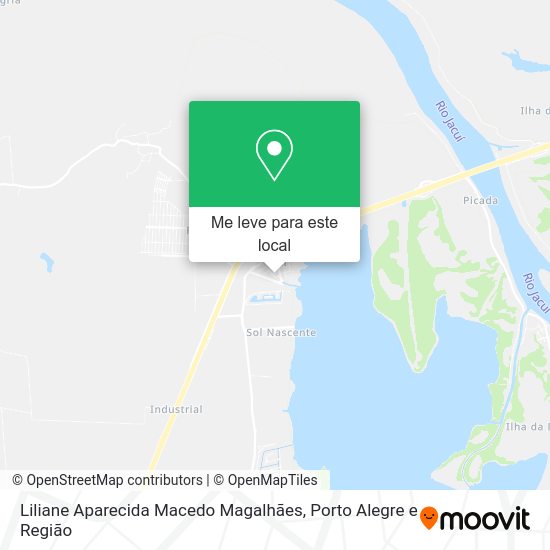 Liliane Aparecida Macedo Magalhães mapa