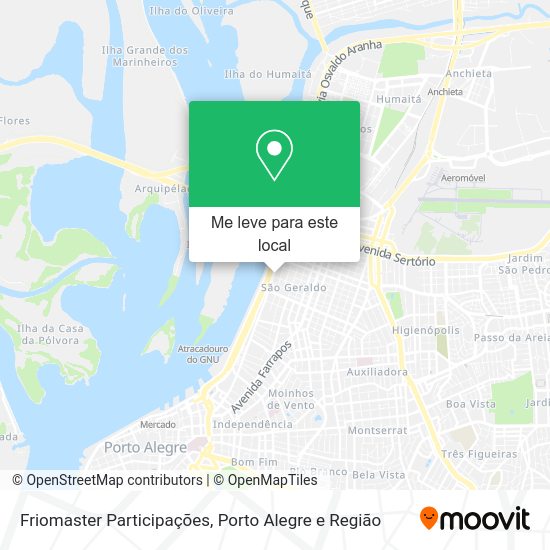 Friomaster Participações mapa
