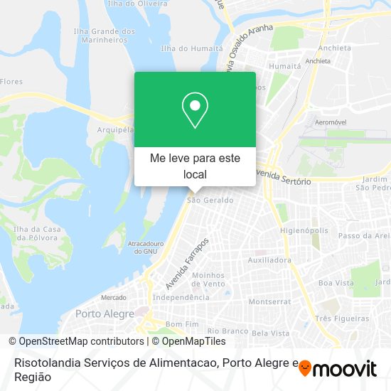 Risotolandia Serviços de Alimentacao mapa