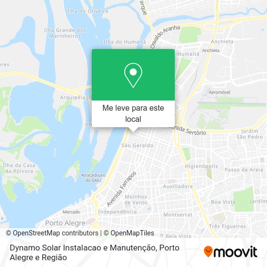 Dynamo Solar Instalacao e Manutenção mapa
