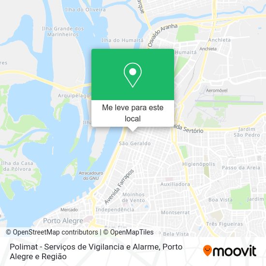 Polimat - Serviços de Vigilancia e Alarme mapa