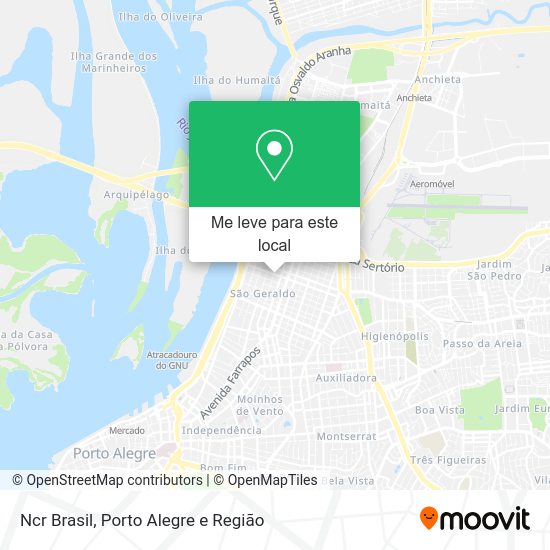 Ncr Brasil mapa