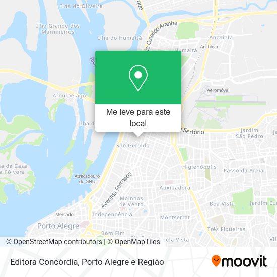 Editora Concórdia mapa