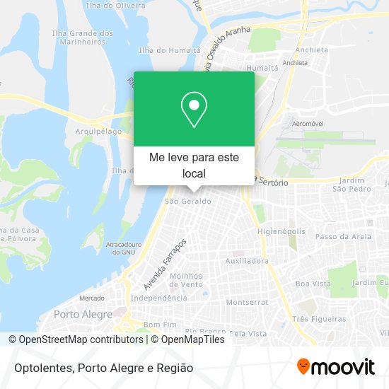 Optolentes mapa
