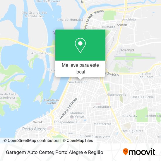 Garagem Auto Center mapa