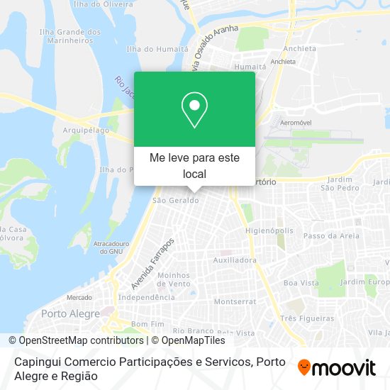 Capingui Comercio Participações e Servicos mapa
