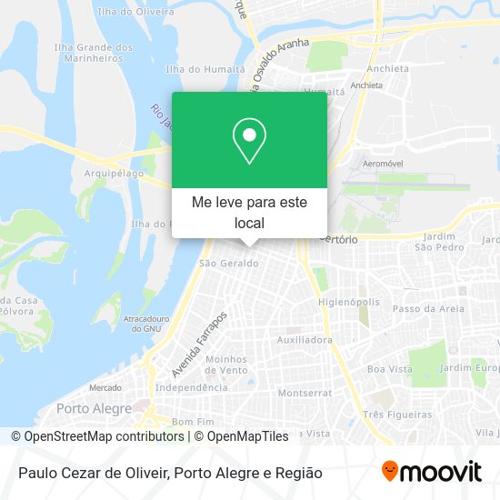 Paulo Cezar de Oliveir mapa