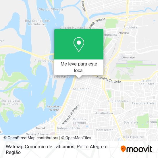 Walmap Comércio de Laticinios mapa