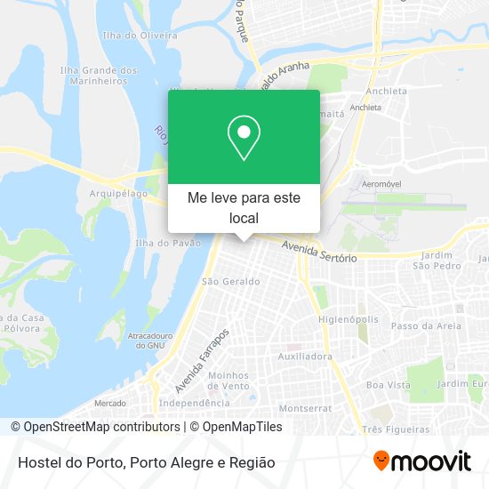 Hostel do Porto mapa