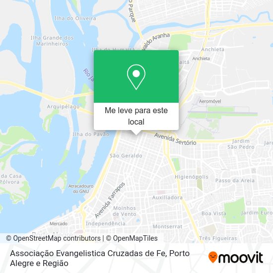 Associação Evangelistica Cruzadas de Fe mapa