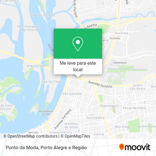Ponto da Moda mapa