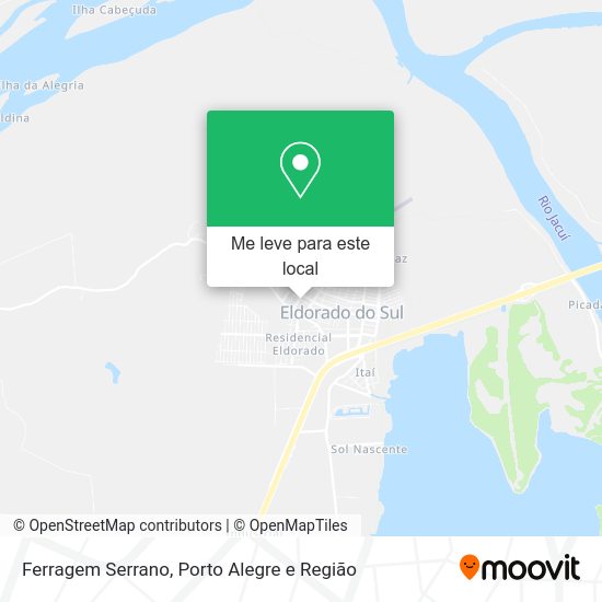 Ferragem Serrano mapa