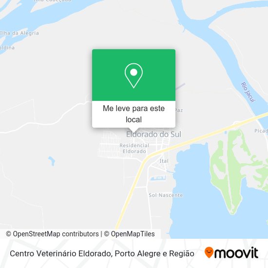 Centro Veterinário Eldorado mapa
