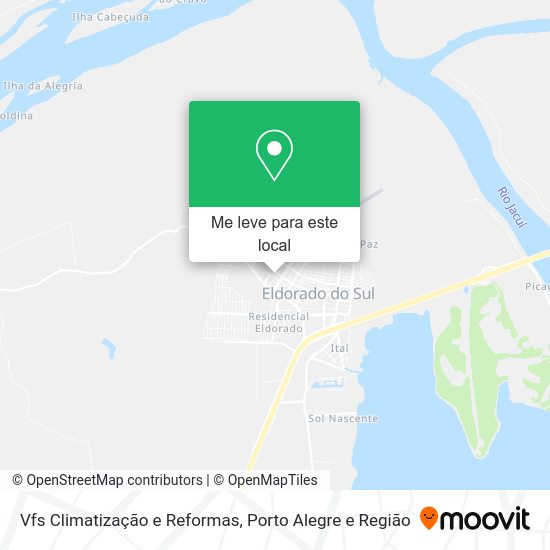 Vfs Climatização e Reformas mapa