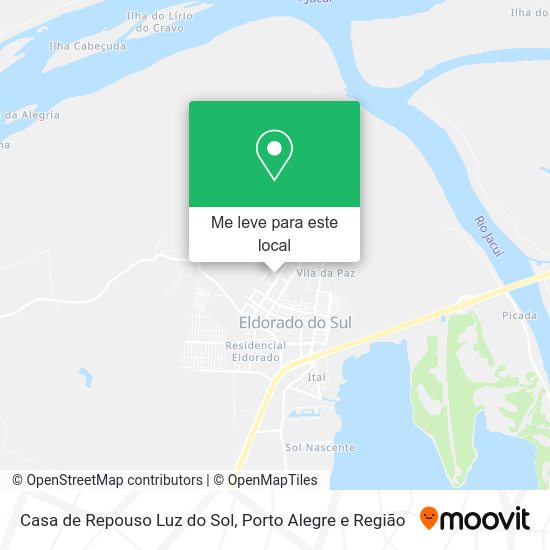 Casa de Repouso Luz do Sol mapa