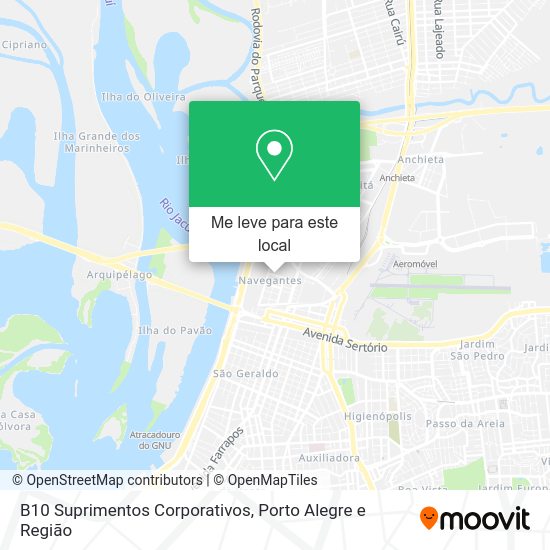 B10 Suprimentos Corporativos mapa