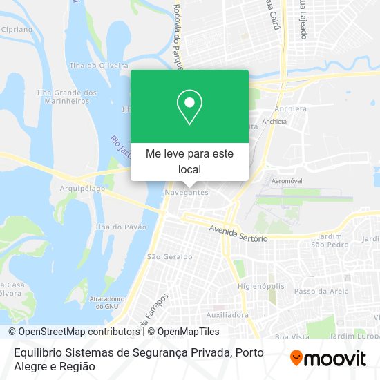 Equilibrio Sistemas de Segurança Privada mapa