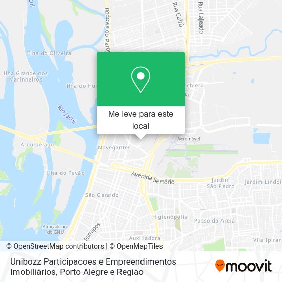 Unibozz Participacoes e Empreendimentos Imobiliários mapa