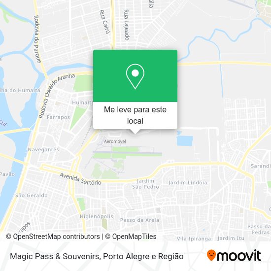 Magic Pass & Souvenirs mapa