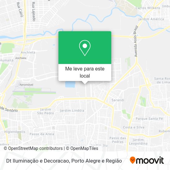 Dt Iluminação e Decoracao mapa