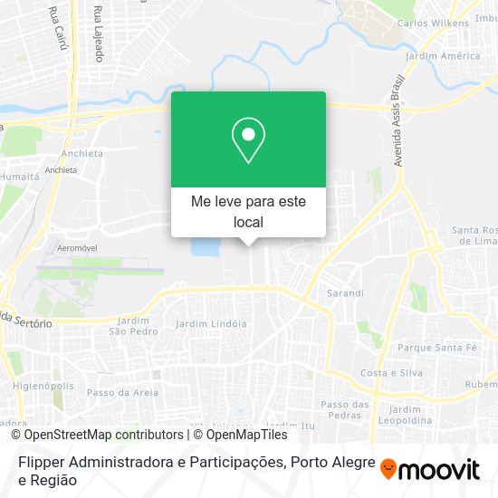 Flipper Administradora e Participações mapa
