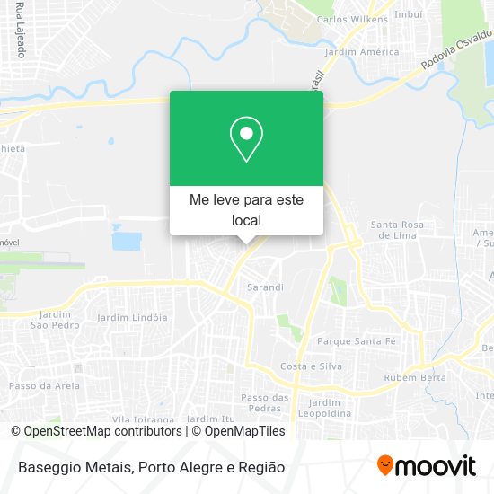 Baseggio Metais mapa