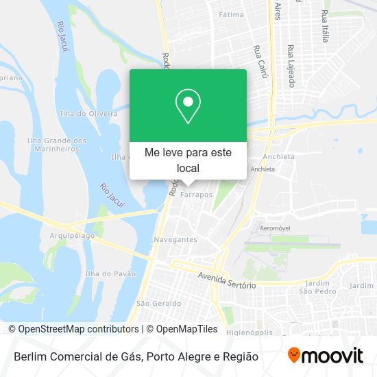 Berlim Comercial de Gás mapa