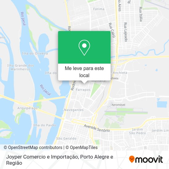 Joyper Comercio e Importação mapa