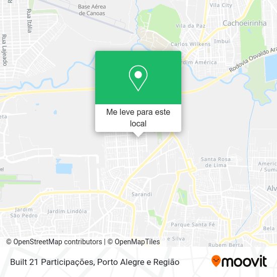 Built 21 Participações mapa