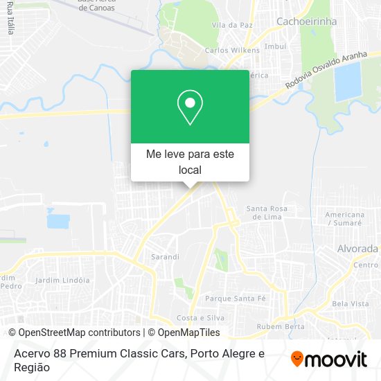 Acervo 88 Premium Classic Cars mapa