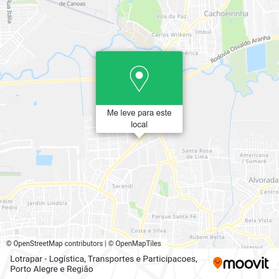 Lotrapar - Logística, Transportes e Participacoes mapa
