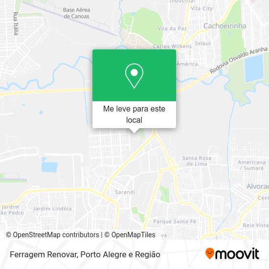 Ferragem Renovar mapa