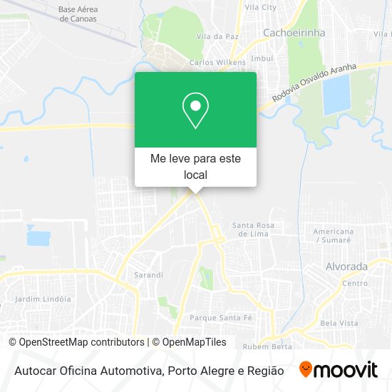 Autocar Oficina Automotiva mapa