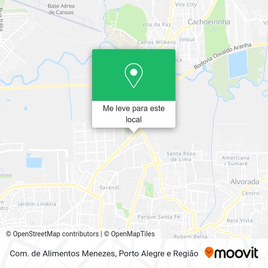 Com. de Alimentos Menezes mapa