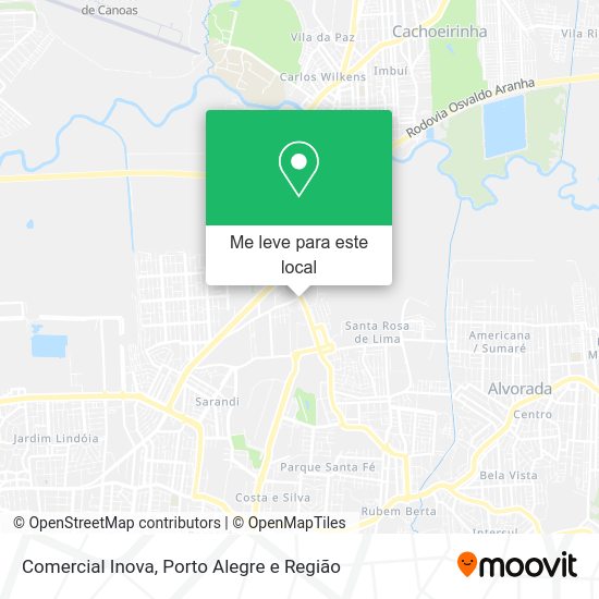 Comercial Inova mapa
