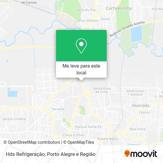Hds Refrigeração mapa