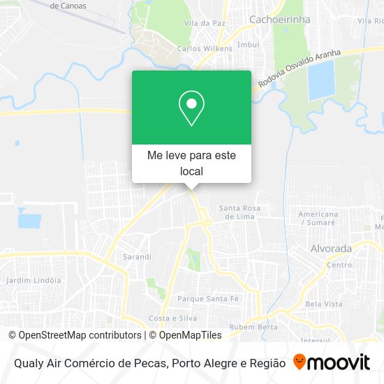 Qualy Air Comércio de Pecas mapa