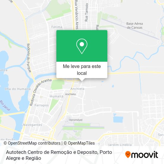 Autotech Centro de Remoção e Deposito mapa