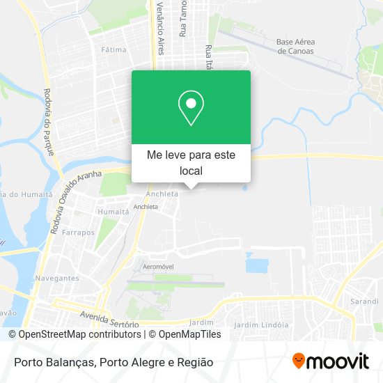 Porto Balanças mapa