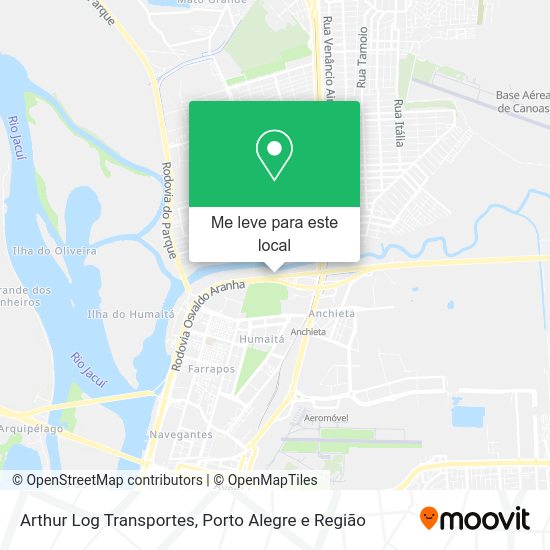 Arthur Log Transportes mapa