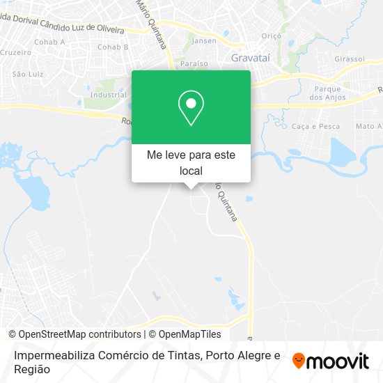 Impermeabiliza Comércio de Tintas mapa