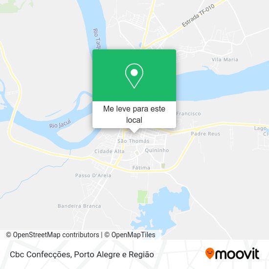 Cbc Confecções mapa