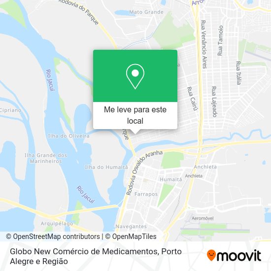 Globo New Comércio de Medicamentos mapa