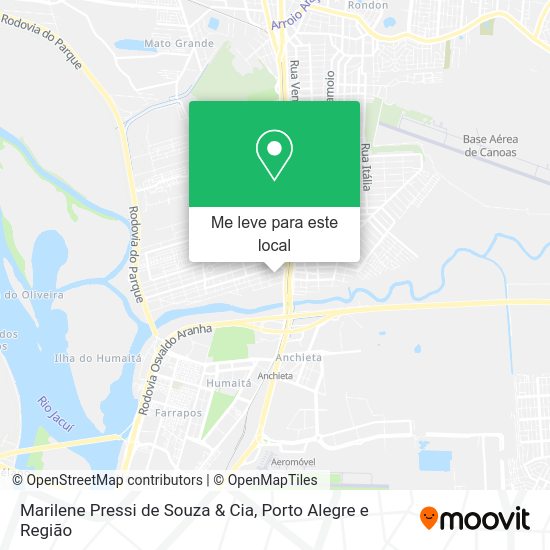 Marilene Pressi de Souza & Cia mapa