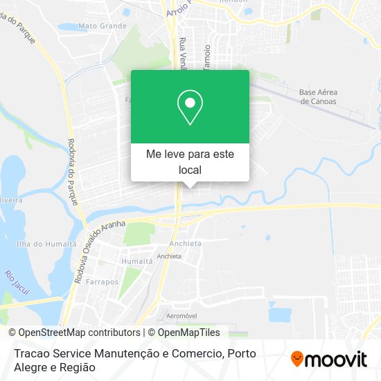 Tracao Service Manutenção e Comercio mapa
