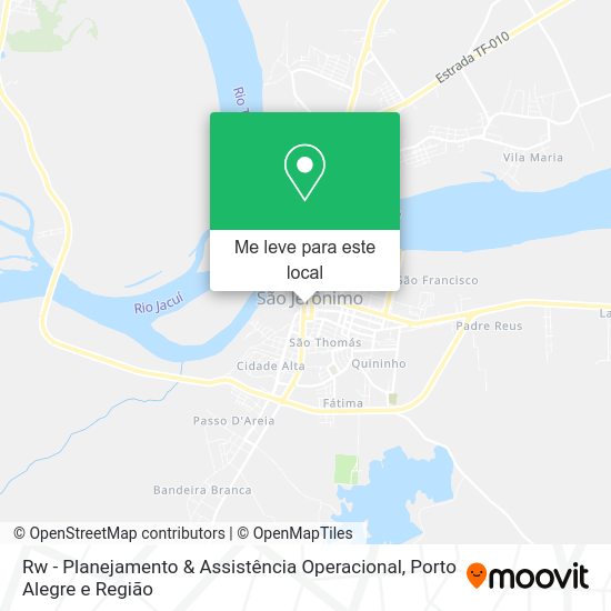 Rw - Planejamento & Assistência Operacional mapa