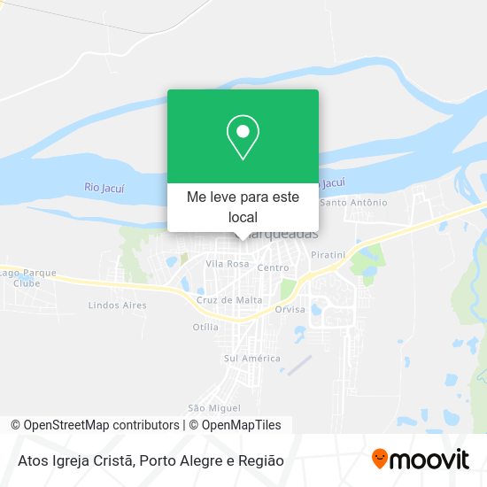 Atos Igreja Cristã mapa