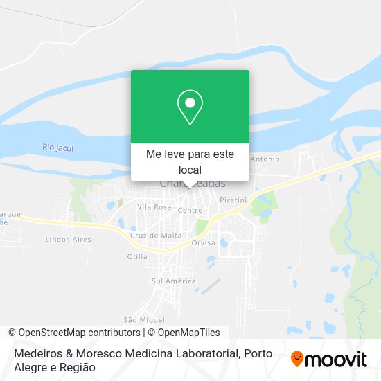 Medeiros & Moresco Medicina Laboratorial mapa
